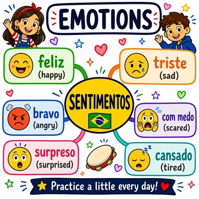 Emotions mind map