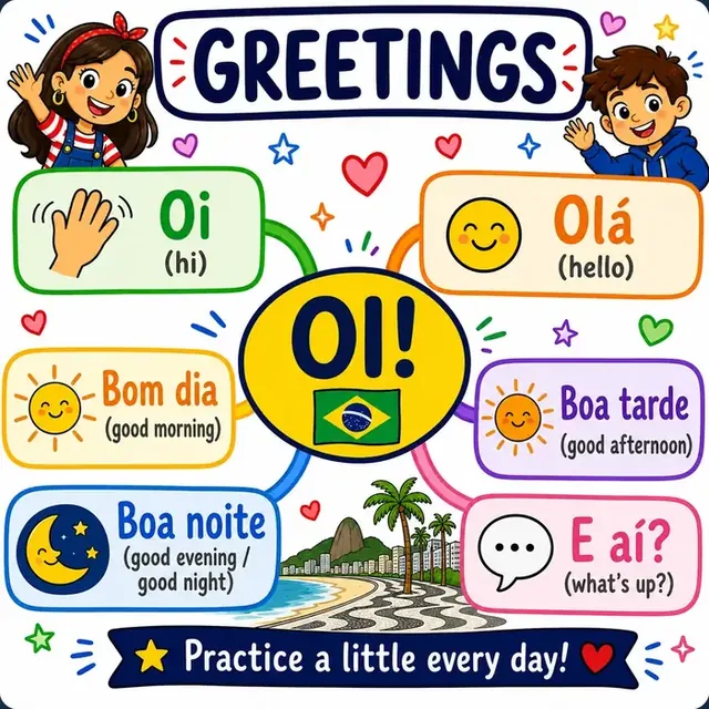 Greetings mind map